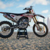 Kit déco motocross Kawasaki - Redline - Retro Beige Promo