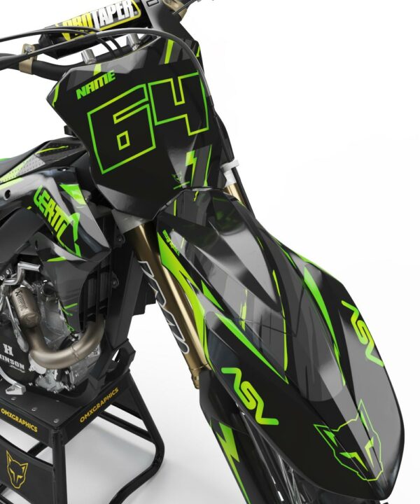 Kit déco motocross Kawasaki - Rhyme 2