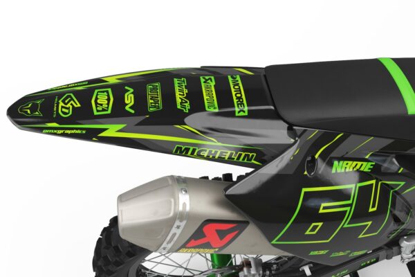 Kit déco motocross Kawasaki - Rhyme 3
