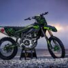 Kit déco motocross Kawasaki - Rhyme Promo
