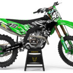Kit déco motocross Kawasaki - Ripcore - Vert