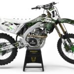 Kit déco motocross Kawasaki - Rival - Vert