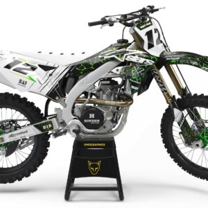 Kit déco motocross Kawasaki - Rival - Vert