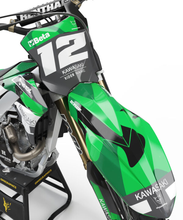 Kit déco motocross Kawasaki - Shade 2