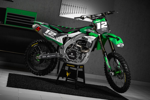 Kit déco motocross Kawasaki - Shade Promo