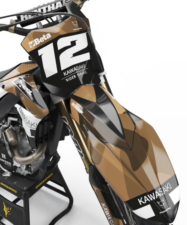 Kit déco motocross Kawasaki - Shade - Sand 2