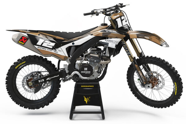 Kit déco motocross Kawasaki - Shade - Sand