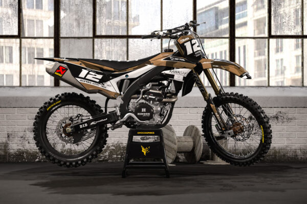 Kit déco motocross Kawasaki - Shade - Sand Promo