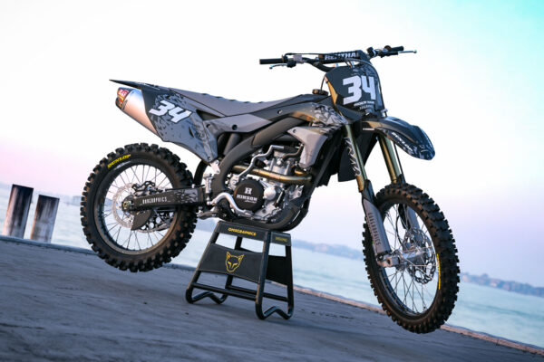 Kit déco motocross Kawasaki - Smash - Gris Promo