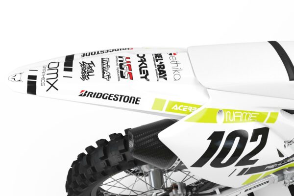 Kit déco motocross Kawasaki - Split 3