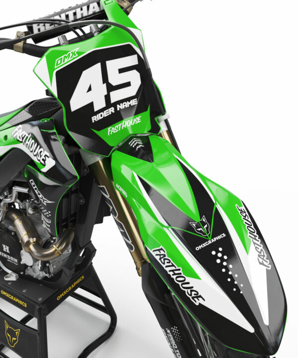 Kit déco motocross Kawasaki - Stealth 2