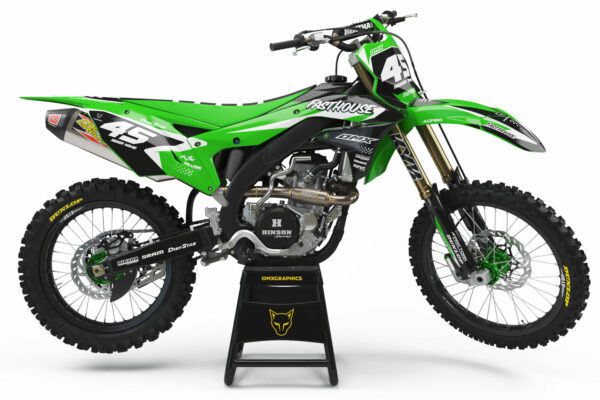Kit déco motocross Kawasaki - Stealth