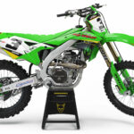 Kit déco motocross Kawasaki - Stock