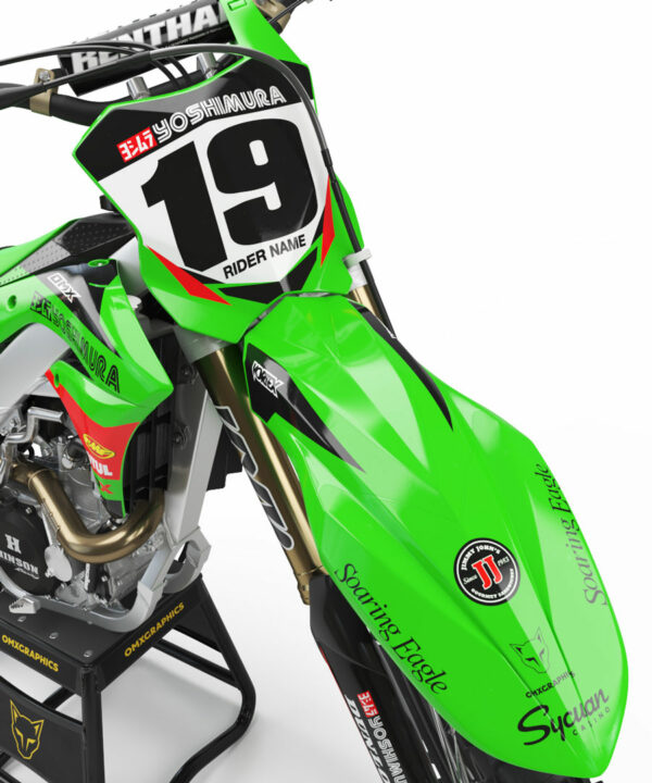 Kit déco motocross Kawasaki - Supercross 2