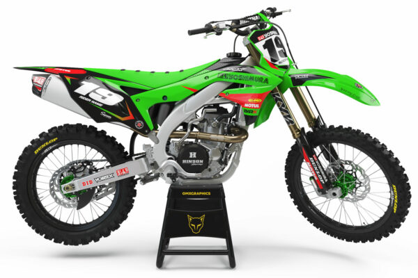 Kit déco motocross Kawasaki - Supercross