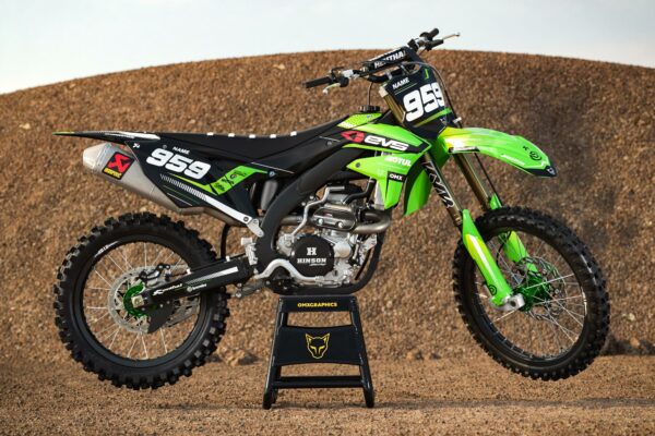 Kit déco motocross Kawasaki - Syndicate Promo