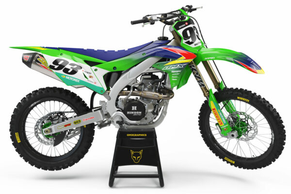 Kit déco motocross Kawasaki - Team