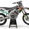 Kit déco motocross Kawasaki - Team - Gris