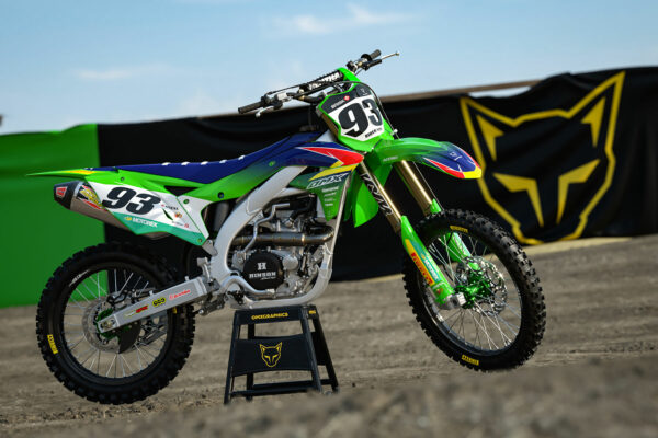 Kit déco motocross Kawasaki - Team Promo