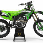 Kit déco motocross Kawasaki - Throttle