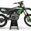 Kit déco motocross Kawasaki - Throttle - Vert