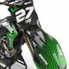 Kit déco motocross Kawasaki - Throttle - Vert 2