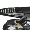 Kit déco motocross Kawasaki - Throttle - Vert 3