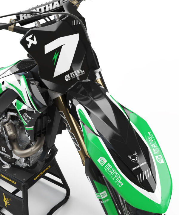 Kit déco motocross Kawasaki - Thunder 2
