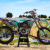 Kit déco motocross Kawasaki - Thunder - Gris Promo