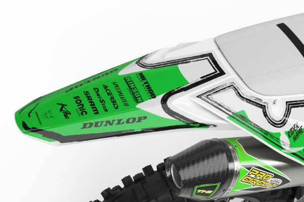 Kit déco motocross Kawasaki - Toon 3