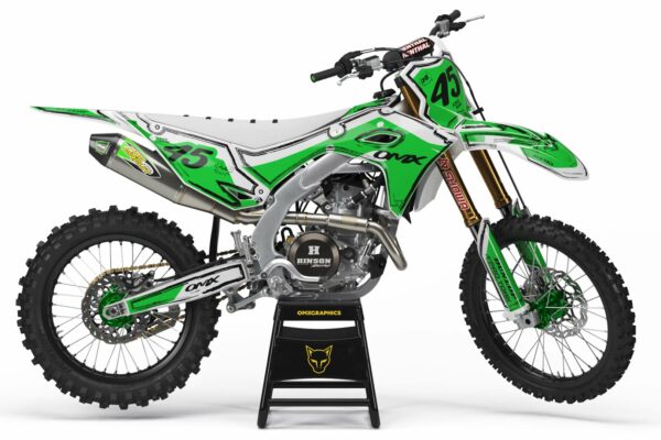 Kit déco motocross Kawasaki - Toon