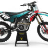 Kit déco motocross Kawasaki - Torn - Teal