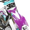 Kit déco motocross Kawasaki - Trace - Violet 2