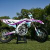 Kit déco motocross Kawasaki - Trace - Violet Promo