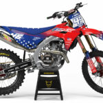 Kit déco motocross Kawasaki - USA