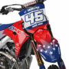 Kit déco motocross Kawasaki - USA 2
