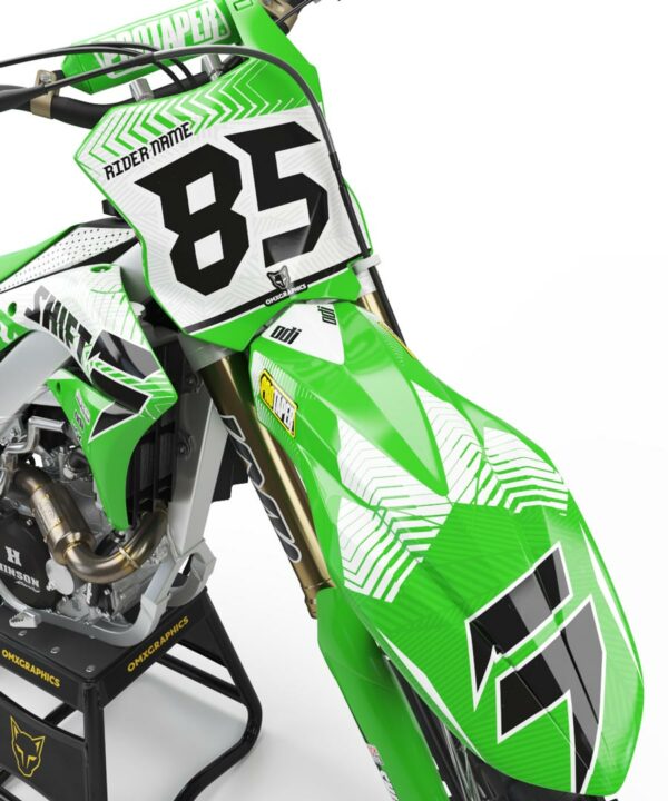 Kit déco motocross Kawasaki - Voltage 2