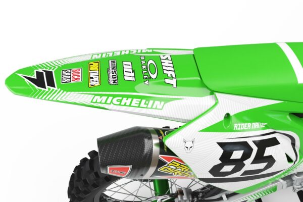 Kit déco motocross Kawasaki - Voltage 3