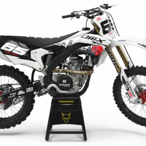 Kit déco motocross Kawasaki – Japan - Blanc