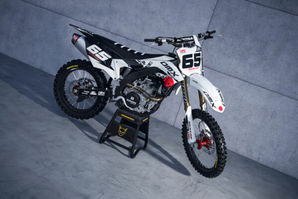 Kit déco motocross Kawasaki – Japan - Blanc Promo