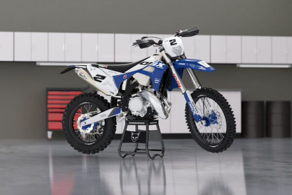 Kit déco motocross Sherco - Corsa - Bleu Promo