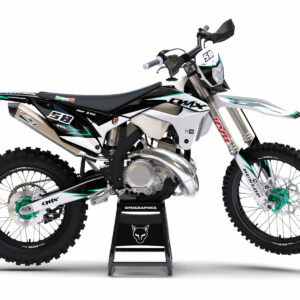Kit déco motocross Sherco - Enigma - Blanc