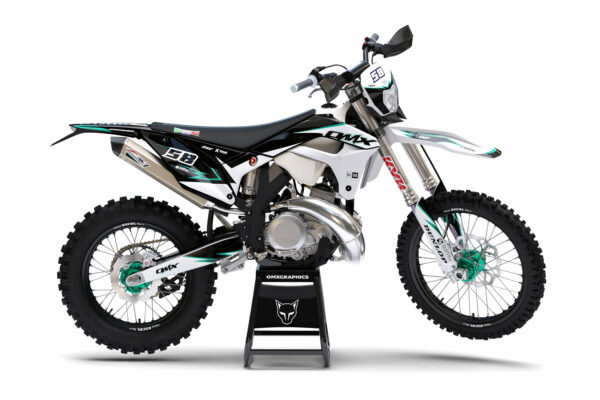 Kit déco motocross Sherco - Enigma - Blanc