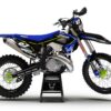 Kit déco motocross Sherco - Fury - Bleu