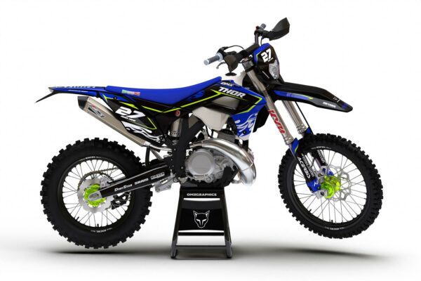 Kit déco motocross Sherco - Fury - Bleu
