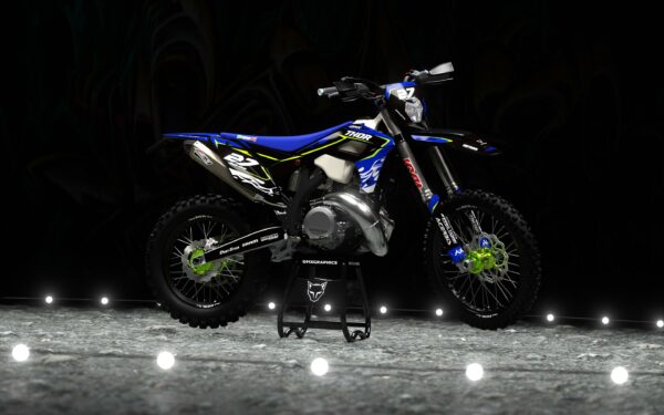 Kit déco motocross Sherco - Fury - Bleu Promo
