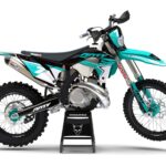 Kit déco motocross Sherco - Katana - Teal