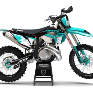 Kit déco motocross Sherco - Katana - Teal