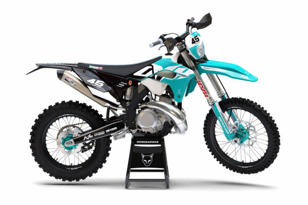 Kit déco motocross Sherco - Local - Bleu