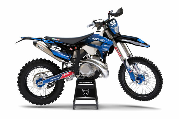Kit déco motocross Sherco - Ominous - Bleu